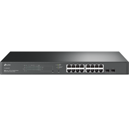 TP-Link SG2218P v2.0, Omada 18-Port Gigabit Smart Switch with 16-Port PoE+ and 2xSFP - sentinet.gr