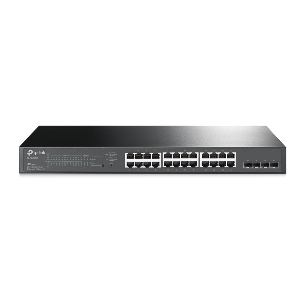 TP-Link SG2428P v5.30, Omada 28-Port Gigabit Smart Switch with 24-Port PoE+ and 4xSFP - sentinet.gr