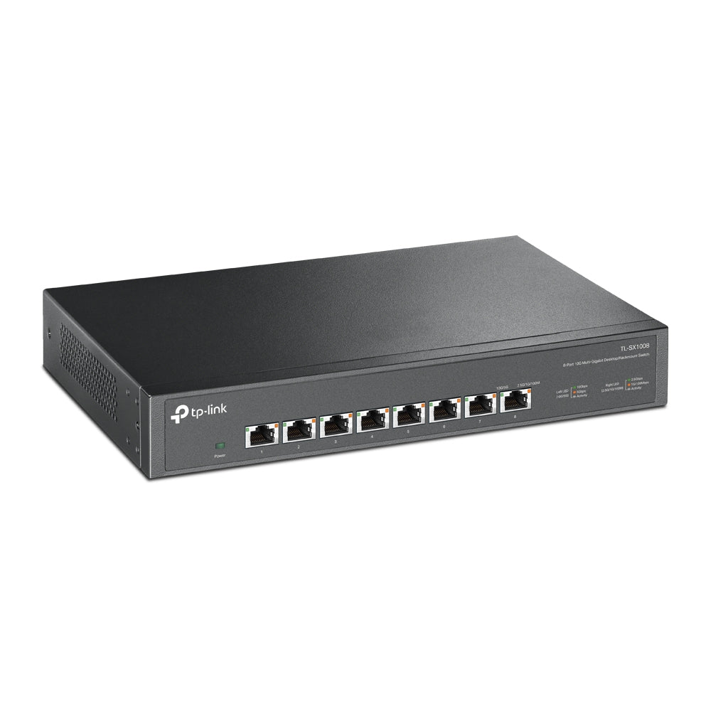 TP-Link TL-SX1008 v3.0, 8-Port 10G Desktop/Rackmount Switch - sentinet.gr