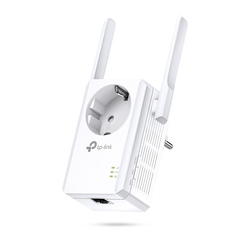 TP-Link TL-WA860RE v6.0, 300Mbps Wireless N Wall Plugged Range Extender with Pass Through - sentinet.gr