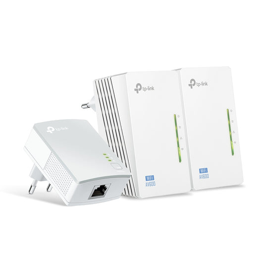 TP-Link TL-WPA4220 TKIT v5.0, AV600 2-port Powerline WiFi Extender 3-pack KIT - sentinet.gr