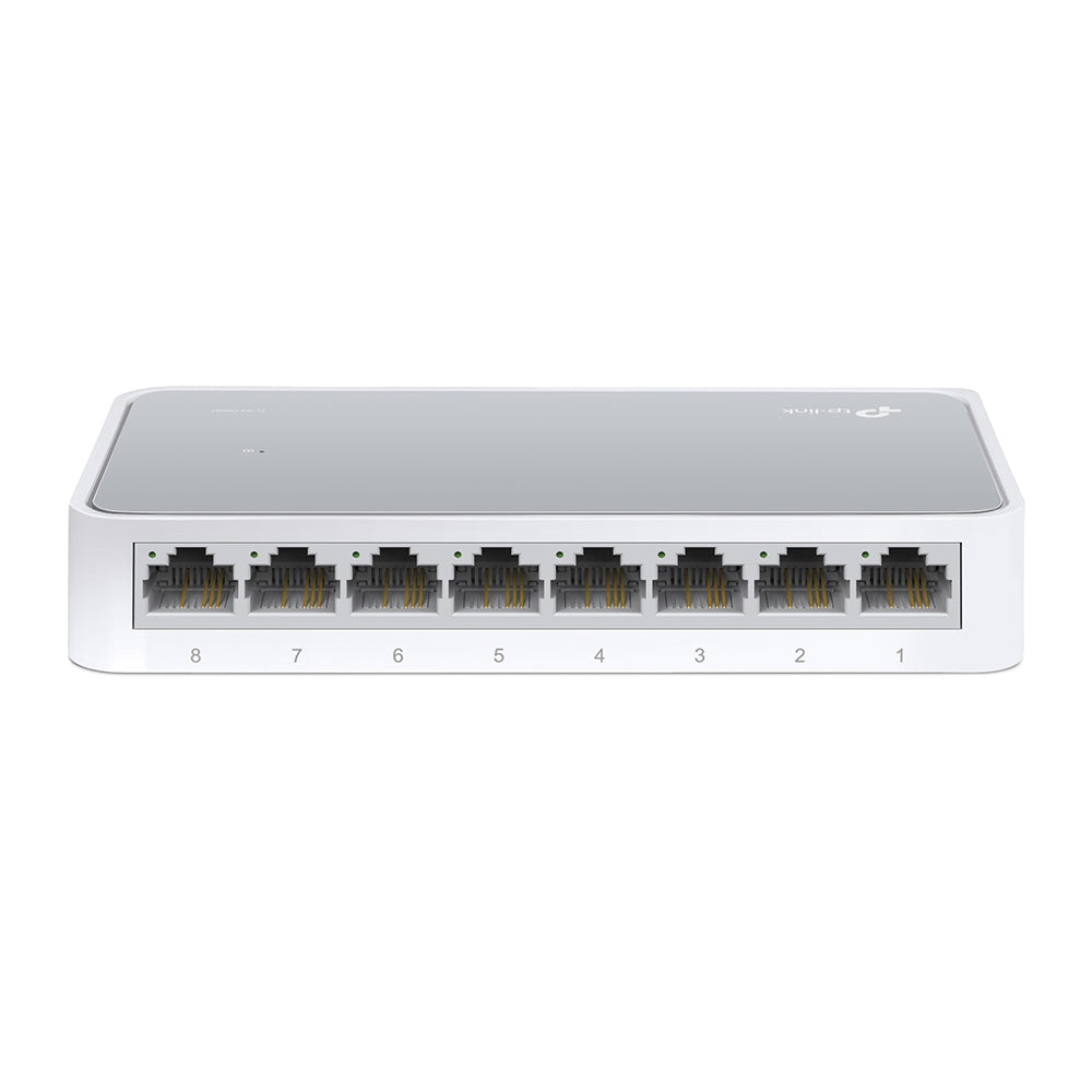 TP-Link TL-SF1008D v12.0, 8-port 10/100Mbps mini Desktop Switch - sentinet.gr