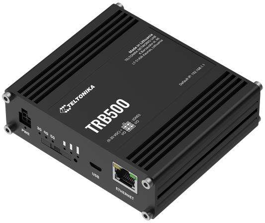 Teltonika TRB500 5G LTE Industrial Ethernet Gateway - sentinet.gr