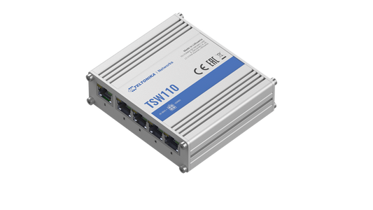 Teltonika TSW110 5-Port Gigabit Switch (TSW110000000 - Standard package) - sentinet.gr