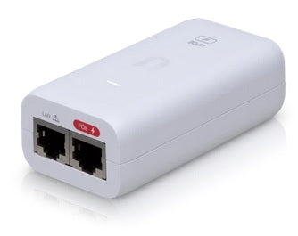 Ubiquiti U-PoE, Gigabit PoE Injector, 802.3af (48V, 0.32A, 15W) - sentinet.gr