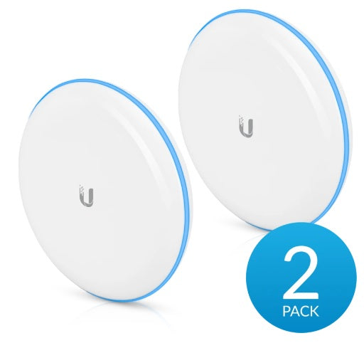 Ubiquiti UBB, UniFi Building-to-Building Bridge (2-Pack), 17.2dBi, 36.5dBm @ 60GHz, 10dBi, 25dBm @ 5GHz(Backup), 1xGigabit, GPS, Bluetooth, 1.7+ Gbps, 500m - sentinet.gr