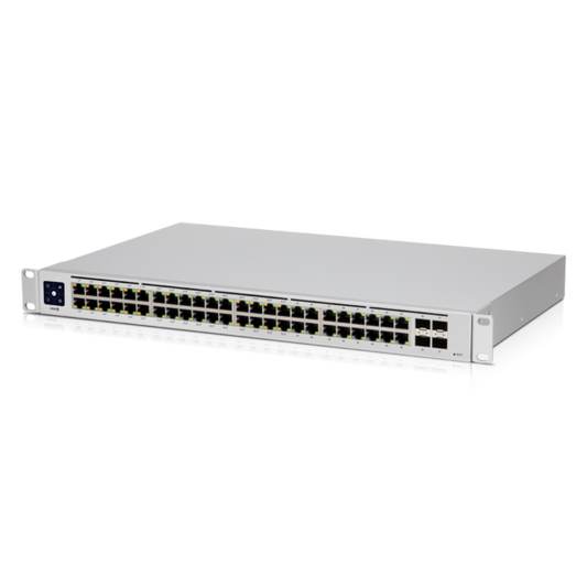 Ubiquiti USW-48-POE, UniFi Gen2 Switch, 48xGigabit, 4xSFP, 32xPOE+ 802.3af/at, 210W - sentinet.gr