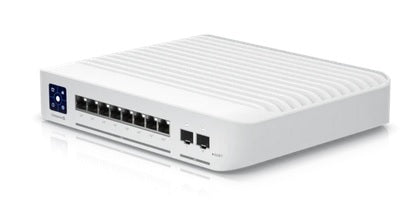Ubiquiti USW-Enterprise-8-PoE, UniFi Switch, 8x2.5GbE PoE+, 2SFP+, 120W - sentinet.gr