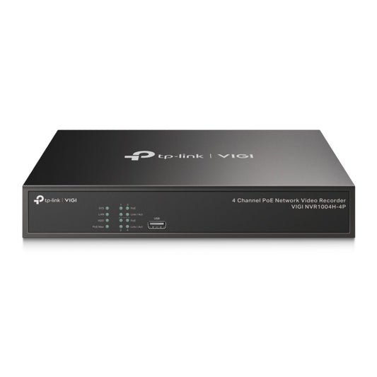 TP-Link VIGI NVR1004H-4P v1.0, VIGI 4 Channel PoE+ Network Video Recorder - sentinet.gr