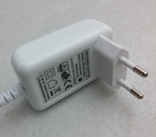 Power supply 15V/1A/15W E-TEK ZDD150100EU - sentinet.gr