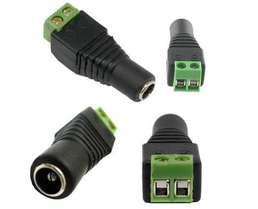 Βύσμα τροφοδοσίας DC θηλυκό (2,1mm / 5,5mm) - sentinet.gr