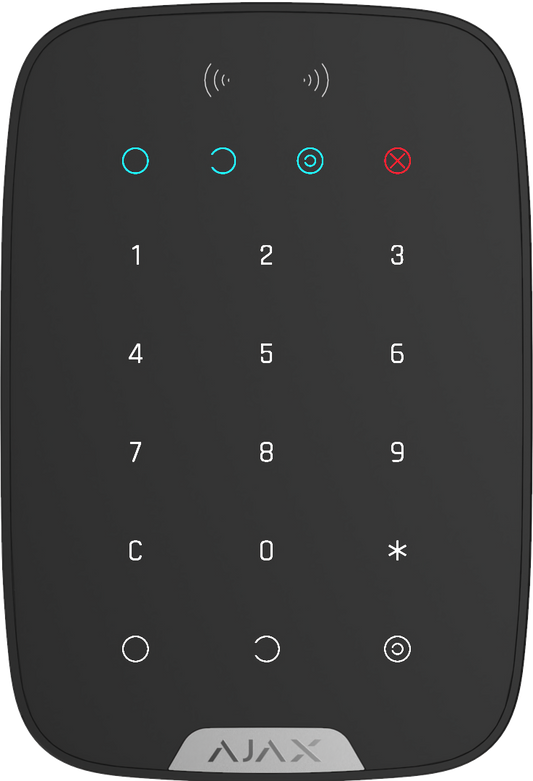 AJAX SYSTEMS - KEYPAD PLUS BLACK - sentinet.gr