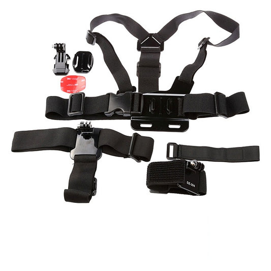 Dazzne 5-in-1 KT-111 Neck & Chest Wearing Camera Accessory Set Kit for GoPro / SJCAM / Xiaomi Yi - sentinet.gr