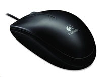 Logitech B100 Optical Mouse Black, USB, Black - sentinet.gr