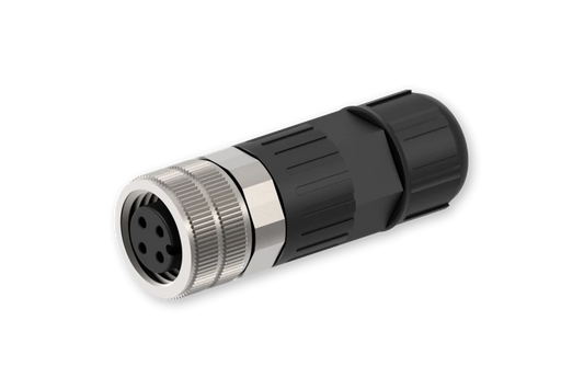 Teltonika PR40119K, M12 A Type 4-Pin Female Connector - sentinet.gr