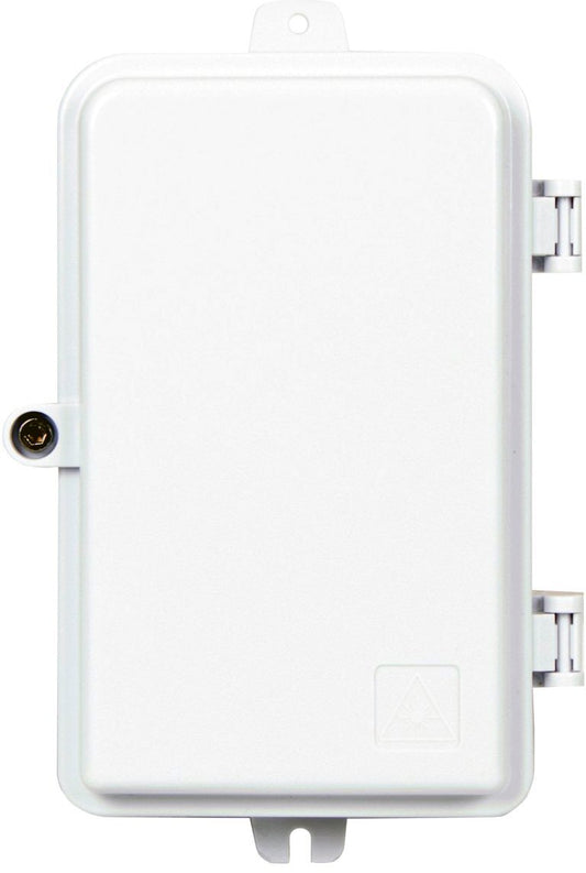 Masterlan FTTH fiber optic terminal box for 4x SC, including splice tray, grey - (FBOX4SCF8) - sentinet.gr