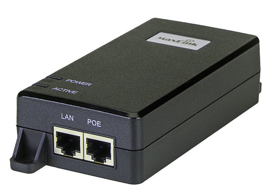 MaxLink PI60v2 Gigabit PoE++ injector - 802.3af/at/bt, 55V, 1.1A, 60W, 1Gbit - (MAXPI60v2) - sentinet.gr