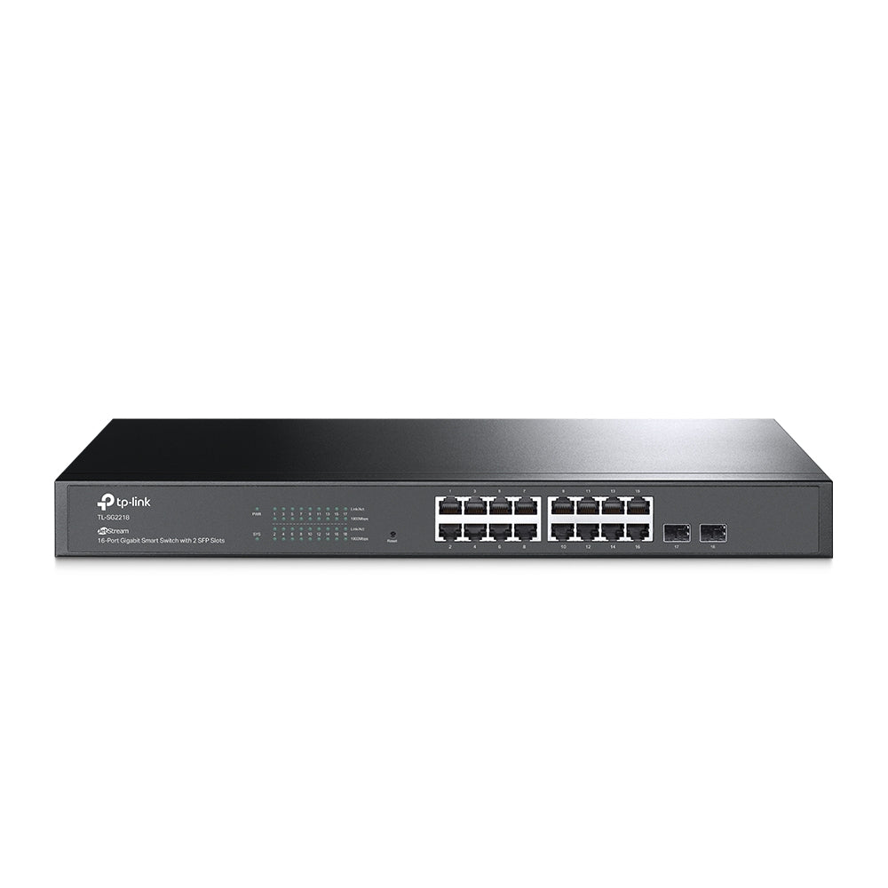 TP-Link SG2218 v1.20, Omada 16-Port Gigabit Smart Switch with 2 SFP Slots - sentinet.gr