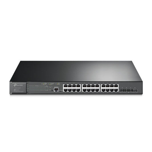TP-Link SG3428XMP v3.20, 24-Port Gigabit and 4-Port 10GE SFP+ L2+ Managed Switch with 24-Port PoE+ - sentinet.gr