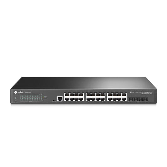 TP-Link SG3428X v1.30, Omada 24-Port Gigabit L2+ Managed Switch with 4 10GE SFP+ Slots - sentinet.gr