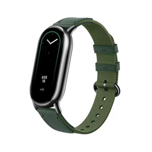 Xiaomi Smart Band 8 Braided Strap - Green - (BHR7306GL) - sentinet.gr