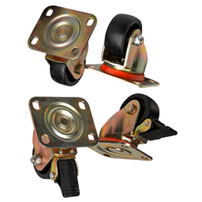 MIRSAN ΣΕΤ 4 ΤΡΟΧΩΝ (2+2 με φρένο) - (TKR5525) - sentinet.gr