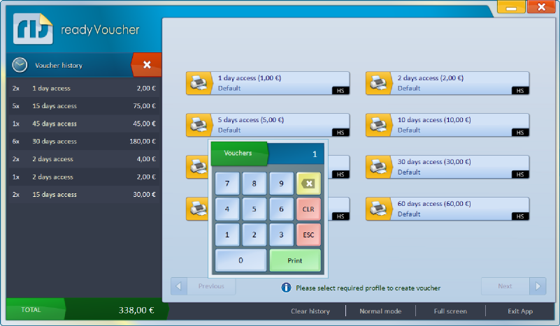 readyVoucher HotSpot license (system based) - sentinet.gr
