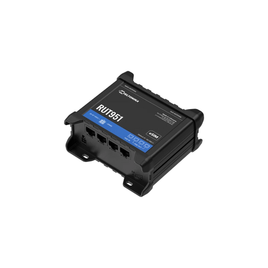 Teltonika RUT951 POE+, Industrial PoE+ Cellular Router With PSU - sentinet.gr
