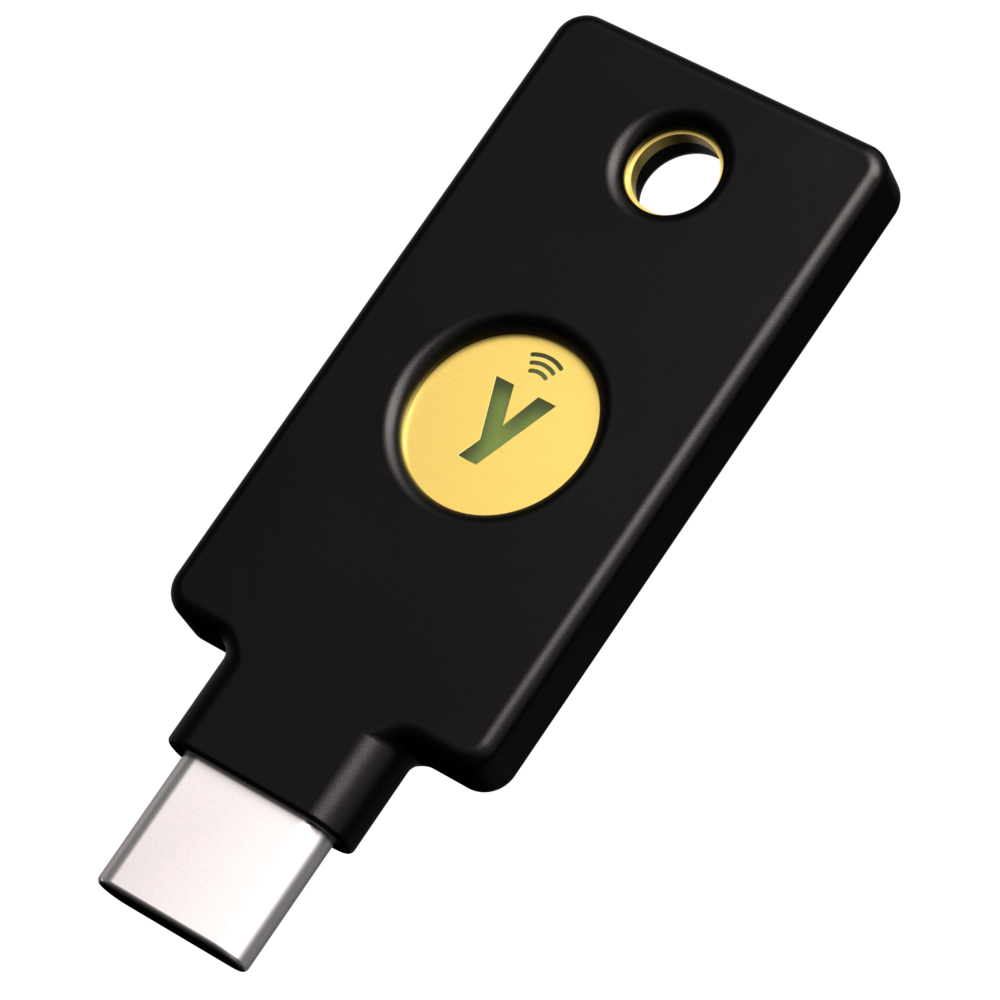 Yubico Security Key C NFC Black - U2F and FIDO2 - sentinet.gr