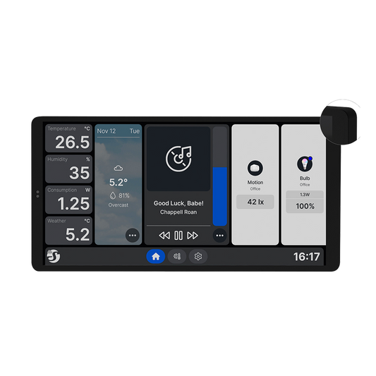 Shelly Wall Display X2 - Black and BLU H&T pack - sentinet.gr