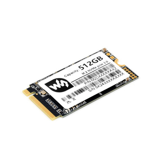 Waveshare SK M2 NVME 2242 512GB High-speed Solid State Drive, High-quality 3D TLC Flash Memory, High-speed Reading/Writing - sentinet.gr