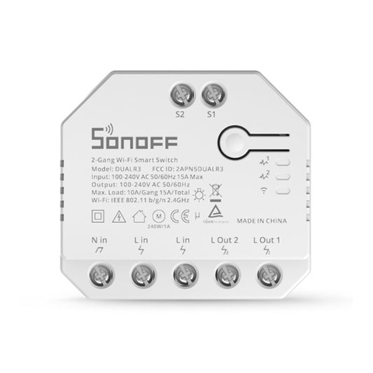 SONOFF Dual R3 Two Gang Wi-Fi Smart Switch - sentinet.gr