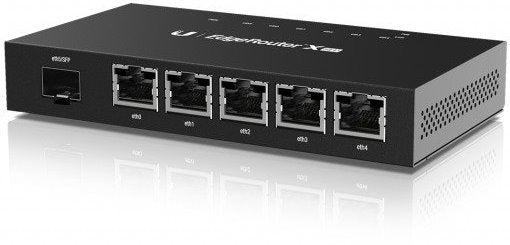 Ubiquiti ER-X-SFP, EdgeRouter X SFP, 880MHz Dual Core, 256MB DDR3, 256 MB NAND, 5xGigabit, 1xSFP - sentinet.gr
