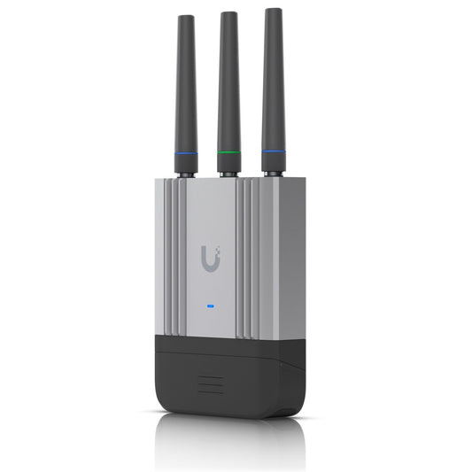 Ubiquiti UMR-Industrial, 4G/LTE Cat4 Outdoor Industrial Mobile WiFi Router, 2x Gigabit, PoE In & PoE Out, GPS, 1xNano SIM - sentinet.gr