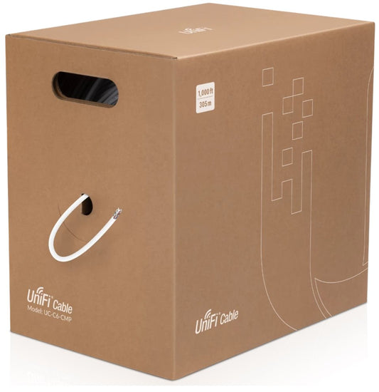 Ubiquiti U-Cable-C6-CMP, UniFi Cable, CAT6, CMP, 23AWG, Unshielded Cable - sentinet.gr