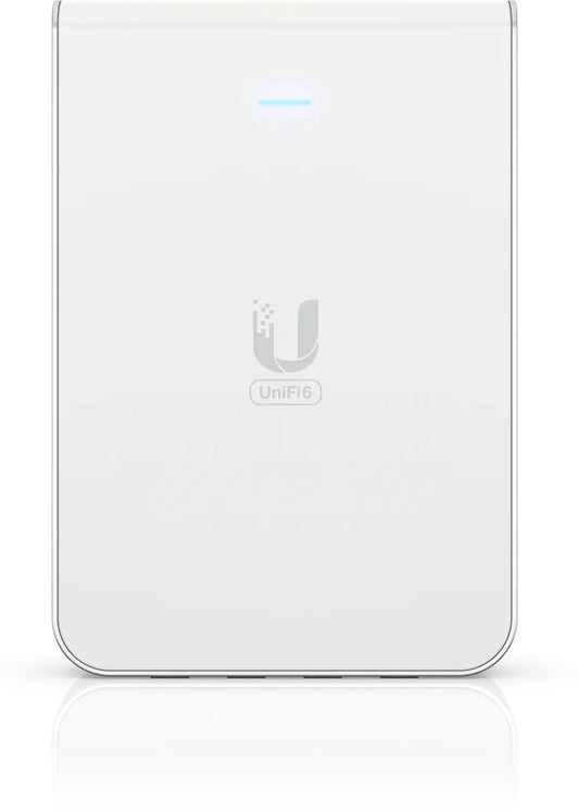 Ubiquiti U6-IW, UniFi6 In-Wall, 5dBi, 22dBm, 600Mbps, 2x2 @ 2.4GHz & 5.9dBi, 26dBm, 4800Mbps, 4x4 @ 5GHz, 5xGigabit - sentinet.gr
