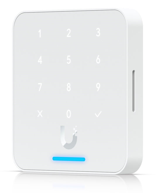 Ubiquiti UA-G3-Flex-W, UniFi Access Reader G3 Flex, Third-generation NFC card reader with a keypad and Apple Touch Pass support, White - sentinet.gr