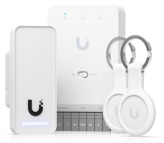 Ubiquiti UA-G3-SK, UniFi Access G3 Starter Kit (1xDoor Hub Mini, 1xG3 Reader, 2xPocket Keyfobs) - sentinet.gr