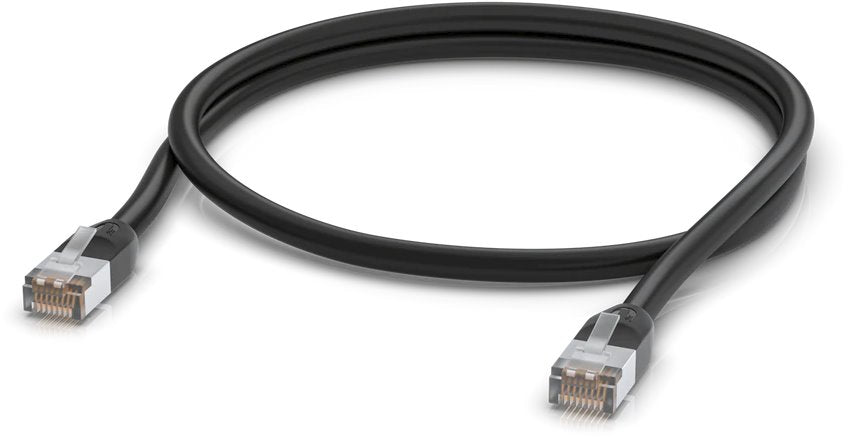 Ubiquiti UACC-Cable-Patch-Outdoor-1M-BK, Outdoor UniFi patch cable, 1m, Cat5e, black - sentinet.gr