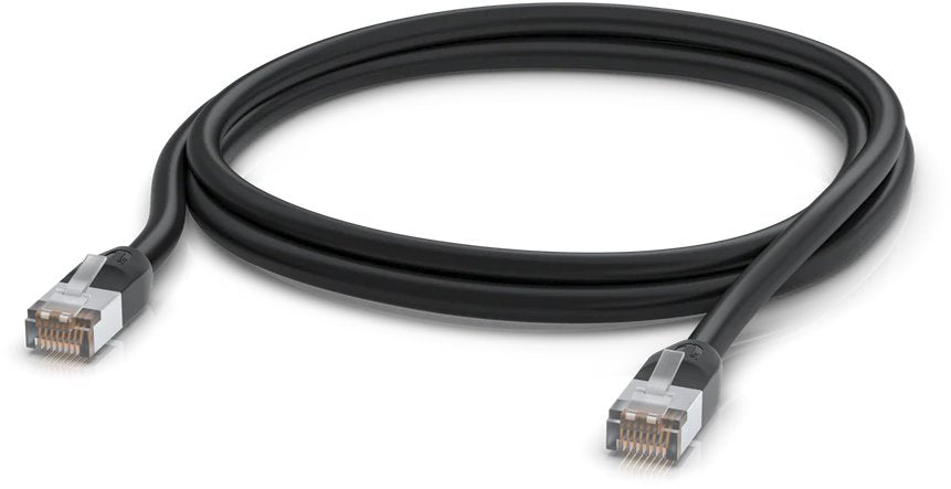 Ubiquiti UACC-Cable-Patch-Outdoor-2M-BK, Outdoor UniFi patch cable, 2m, Cat5e, black - sentinet.gr