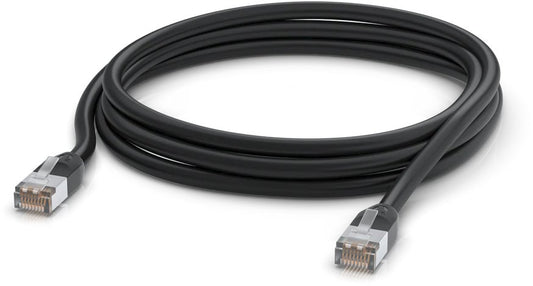 Ubiquiti UACC-Cable-Patch-Outdoor-3M-BK, Outdoor UniFi patch cable, 3m, Cat5e, black - sentinet.gr