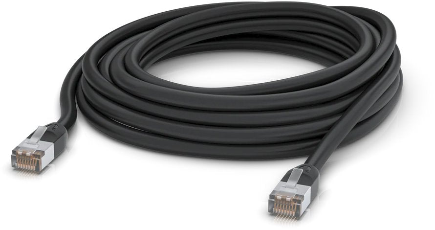 Ubiquiti UACC-Cable-Patch-Outdoor-8M-BK, Outdoor UniFi patch cable, 8m, Cat5e, black - sentinet.gr