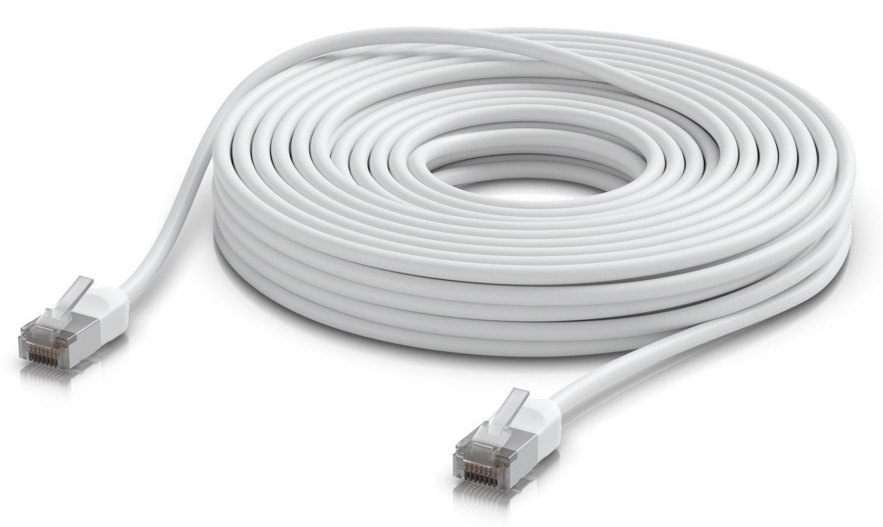 Ubiquiti UACC-Cable-Patch-Outdoor-C6A-15M-W, UniFi Premium Patch Cable Outdoor, 15m, Cat6a, white - sentinet.gr