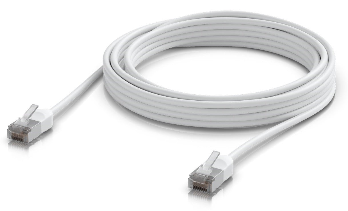 Ubiquiti UACC-Cable-Patch-Outdoor-C6A-5M-W, UniFi Premium Patch Cable Outdoor, 5m, Cat6a, white - sentinet.gr