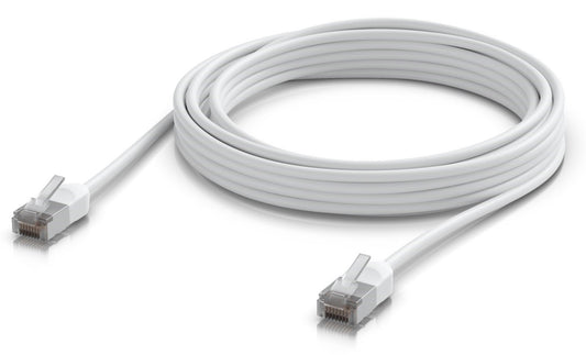 Ubiquiti UACC-Cable-Patch-Outdoor-C6A-5M-W, UniFi Premium Patch Cable Outdoor, 5m, Cat6a, white - sentinet.gr
