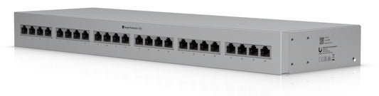 Ubiquiti UACC-ETH-SP-Panel-24, Rack-mount indoor Ethernet Surge Protection supports up to 10 GbE, PoE++ and 20kA surge discharge per port - sentinet.gr