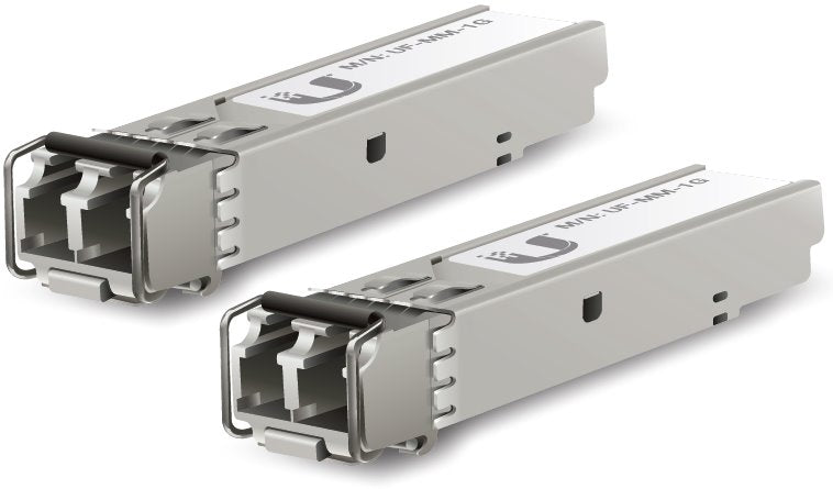 Ubiquiti UACC-OM-MM-1G-D-2, SFP Fiber Module, Multimode, 550m, 2-Pack - sentinet.gr