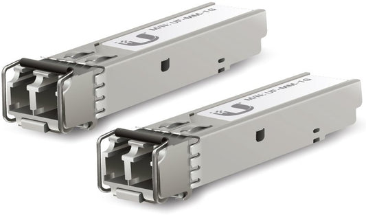 Ubiquiti UACC-OM-MM-1G-D-2, SFP Fiber Module, Multimode, 550m, 2-Pack - sentinet.gr