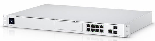 Ubiquiti UDM-Pro, UniFi Dream Machine Pro, USG + UniFi Controller + Unifi Switch + Unifi Protect + Dual Wan (1x Gigabit & 1xSFP+), 8xGigabit, 1xSFP+, Quad-Core 1.7GHz, 4GB, 16GB eMMC, 1xBluetooth, 1x 3.5'' HDD Socket - sentinet.gr