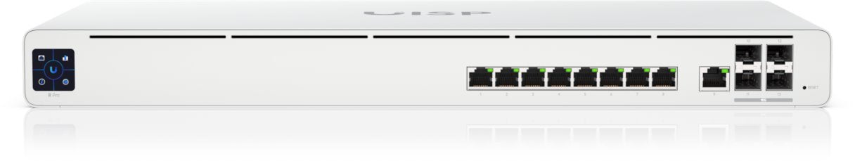 Ubiquiti UISP-R-Pro, Quad-Core 1.7GHz, 4GB, 9xGigabit, 4xSFP+, 27VDC Power TransPort Connector - sentinet.gr